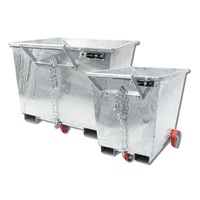 Galvanised Forklift Tipping Bins