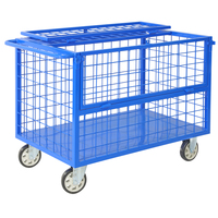 Mesh Cage Trolley (with folding roof)