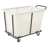 Trolley With 400L White Plastic Tub