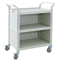 3 Tier Utility Carts (With Sides)  870x500x1010mm