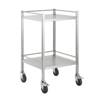 Stainless Steel Instrument Trolleys (With Rails)