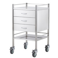 Single Instrument Trolley (3 Drawers)