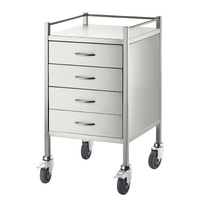 Single Instrument Trolley (4 Drawers)