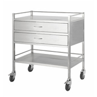 Extra Wide Instrument Trolley (2 Drawers)