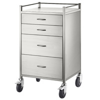 Double Instrument Trolley (4 Drawer)