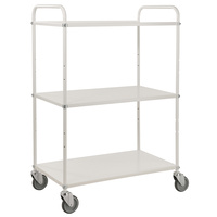 Tall Multi Shelf Trolley (3 Tier) - White