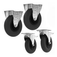 Pneumatic Wheel Kit (includes 2 fixed wheels & 2 swivel wheels with brakes)