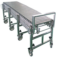 Stainless Steel Roller Expanding Conveyor - 460mm Wide