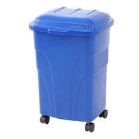 70L Garbage Bin - Blue
